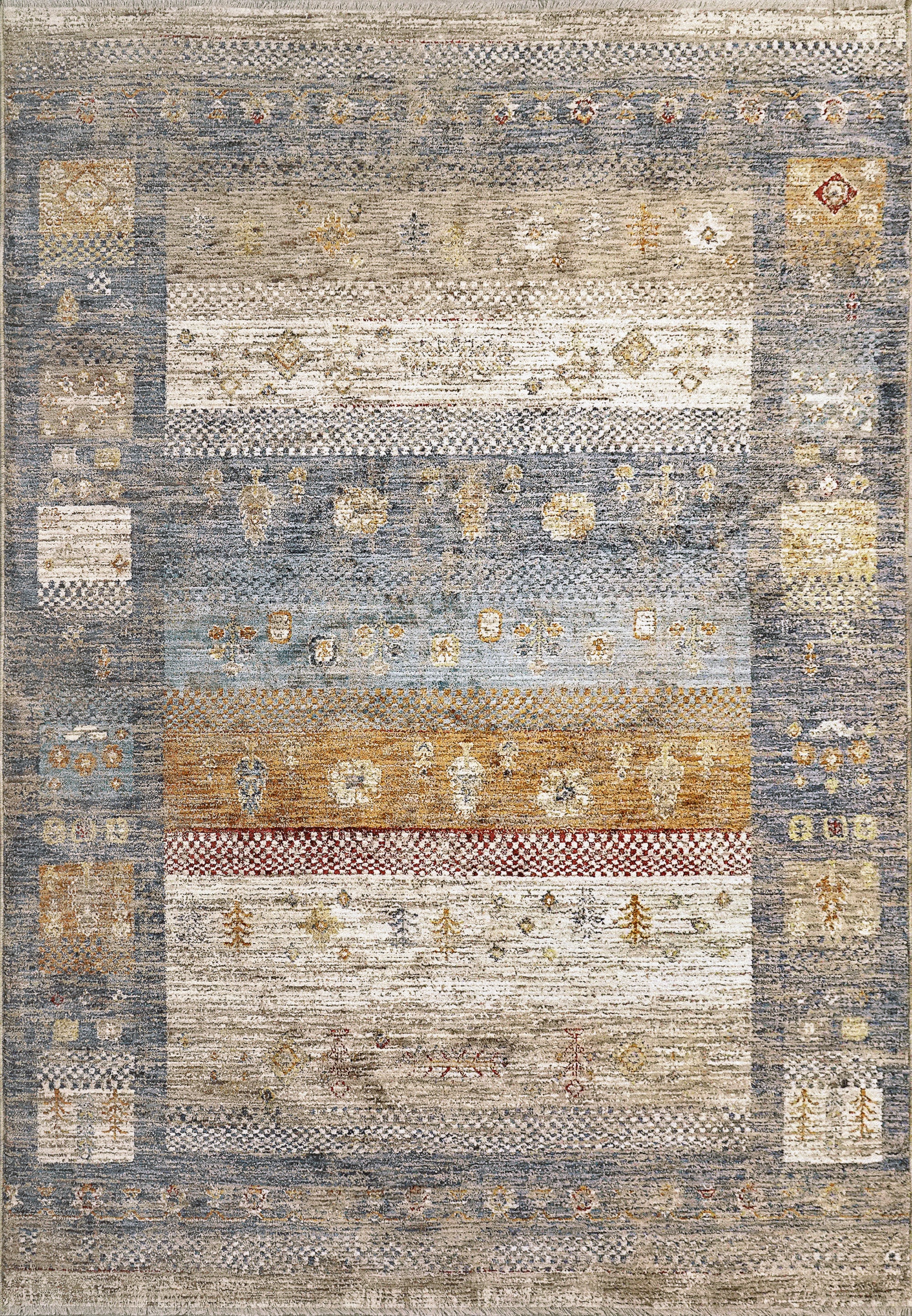 Dynamic Rugs Dakota 6642-599 Blue/Multi Rug