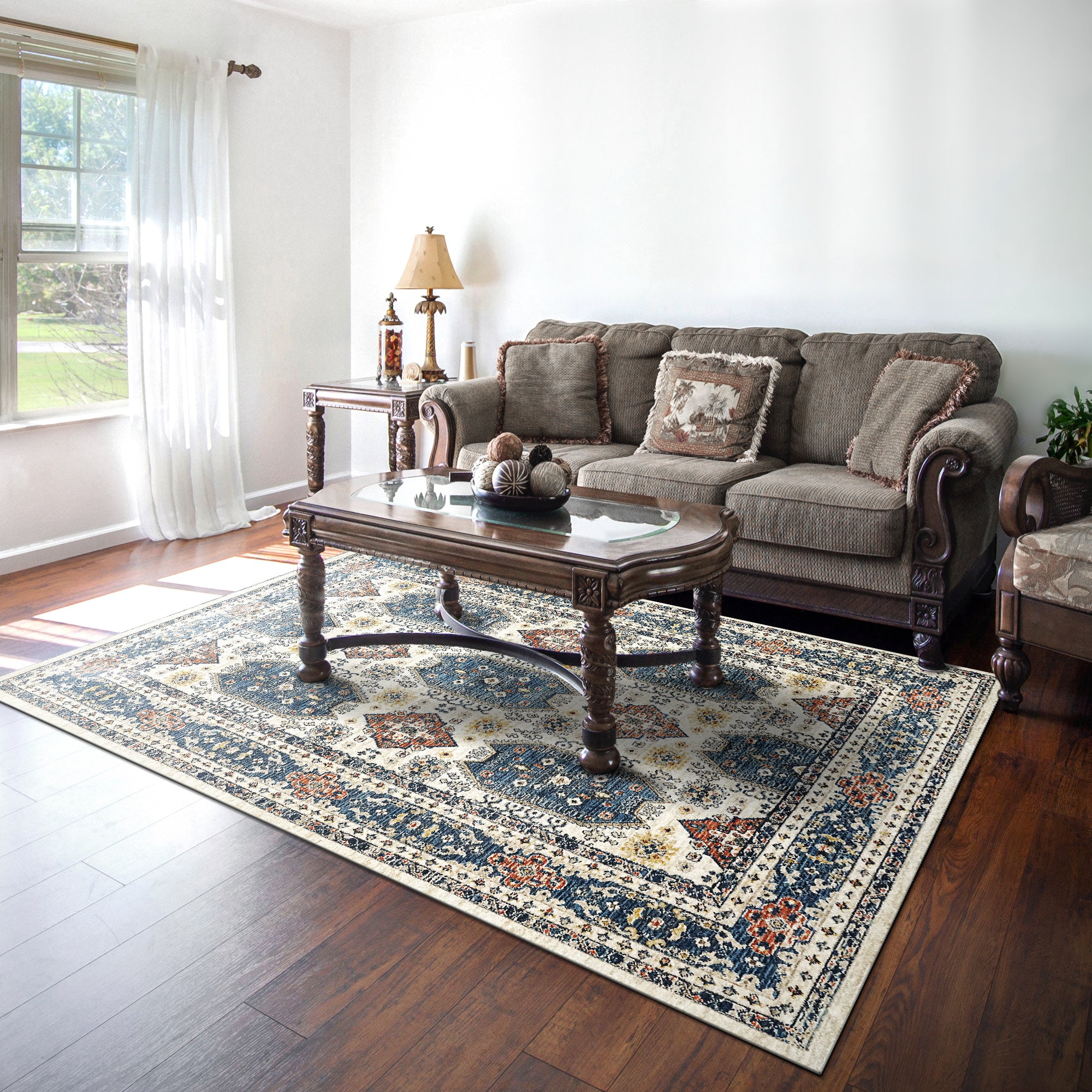Dynamic Rugs JUPITER 3108-859 Beige/Navy Rug