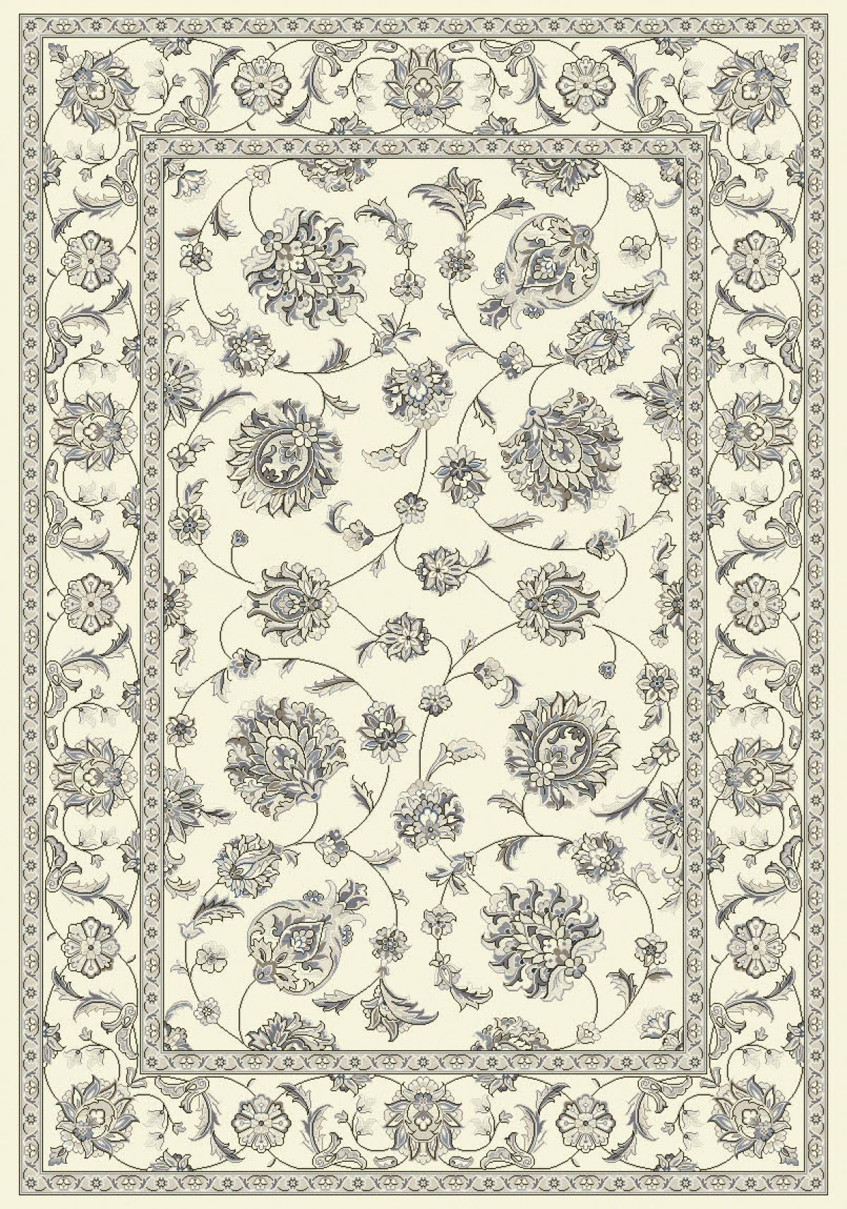 Dynamic Rugs ANCIENT GARDEN 57365-6666 Cream Rug