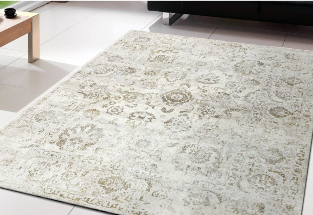 Dynamic Rugs Castilla 3530-190 Ivory/Grey Rug