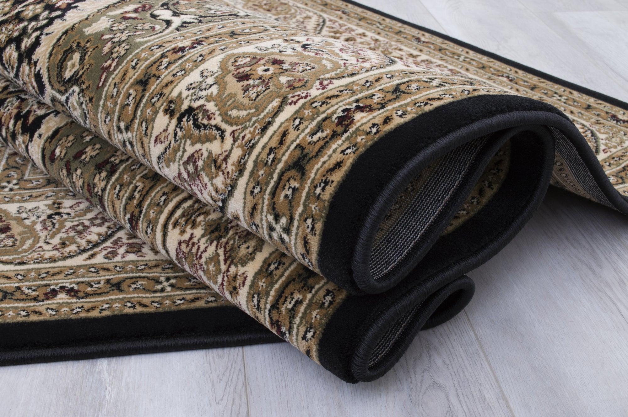 American cover design / Persian weavers Elegance 207 Black Rug