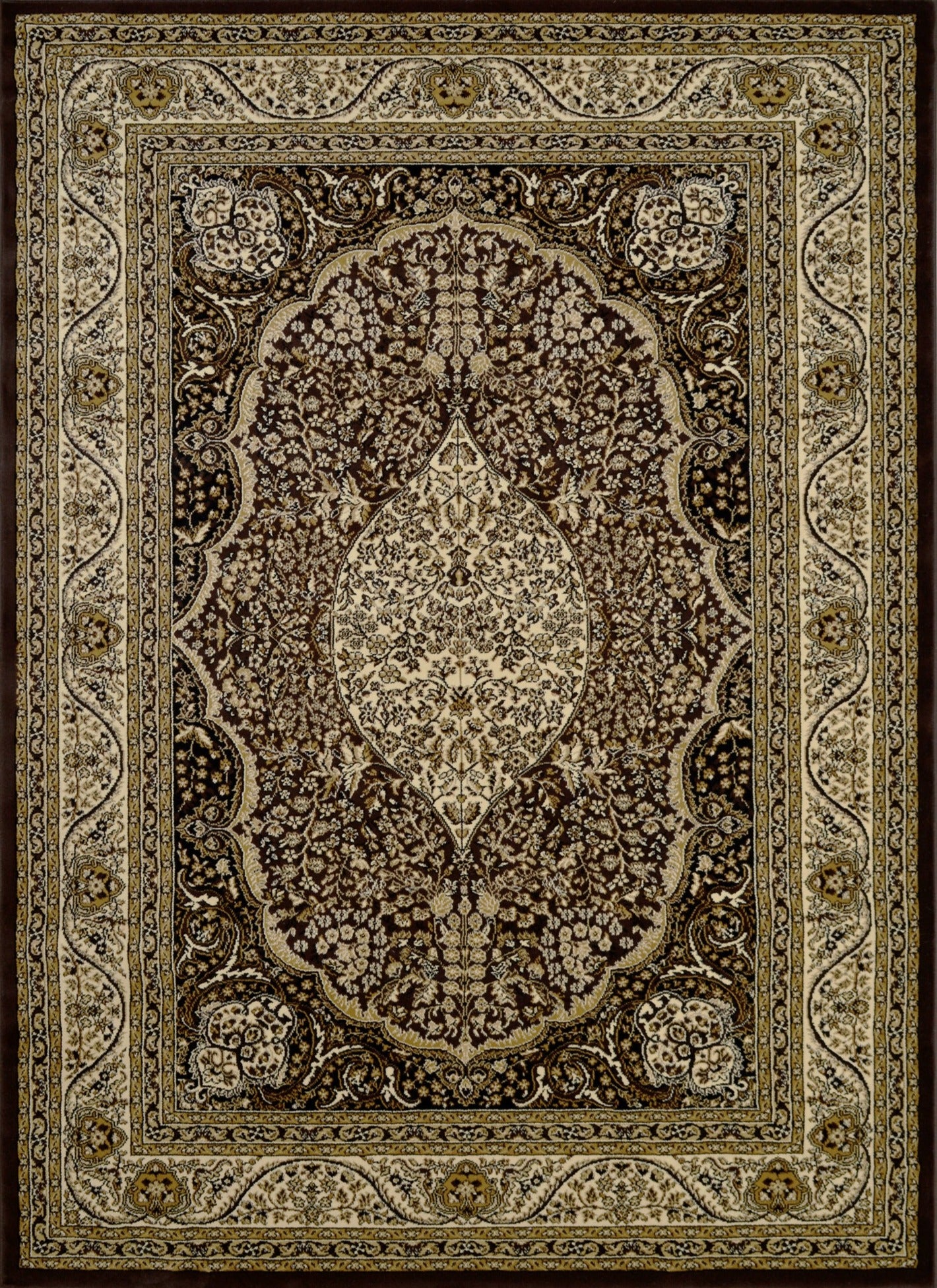 American cover design / Persian weavers Elegance 207 Chocolate Rug
