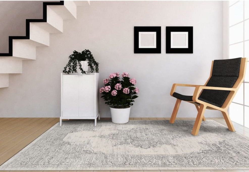 Dynamic Rugs Imperial 12259-526 Ivory/Grey Rug