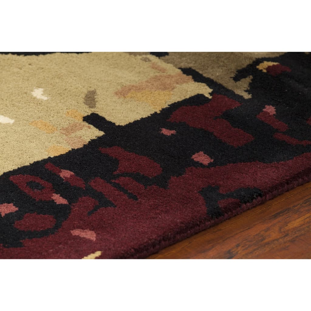 Chandra Zyavana NIR-6602 Burgundy Rug