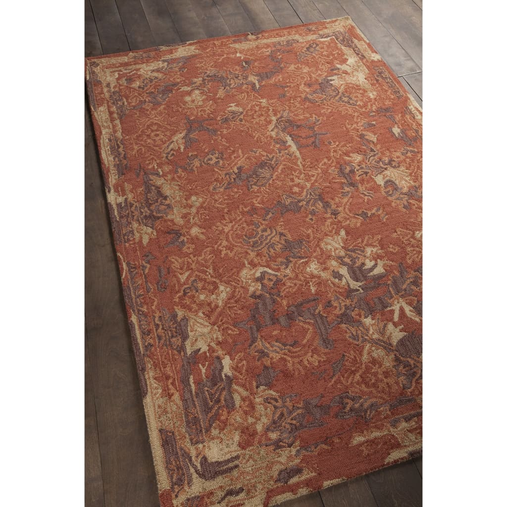 Chandra Zyana ZYA-43901 Rust Rug