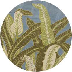 Chandra Zyanos KRO-6301 Green Rug