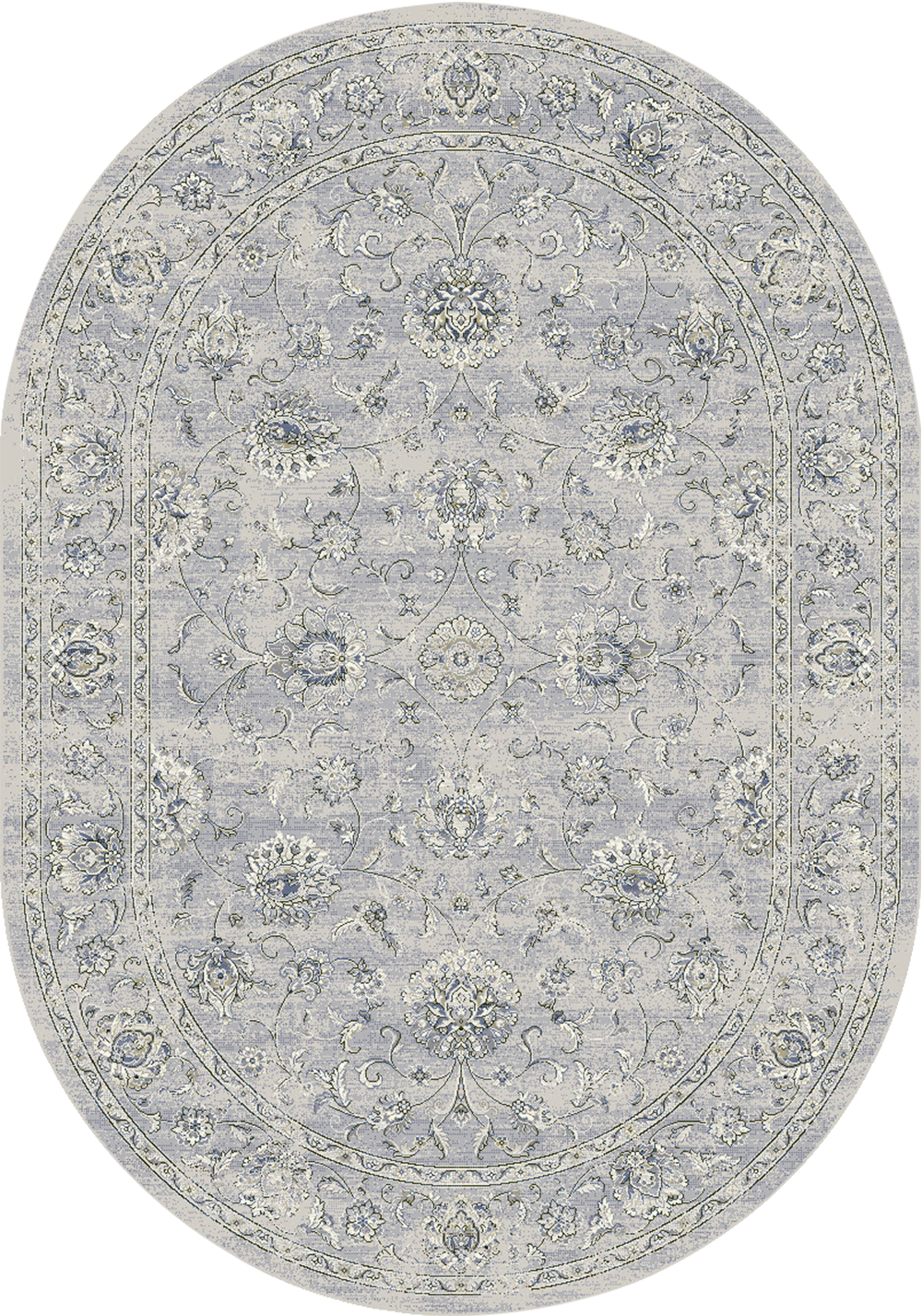 Dynamic Rugs Ancient Garden 57126-9696 Silver/Grey Rug