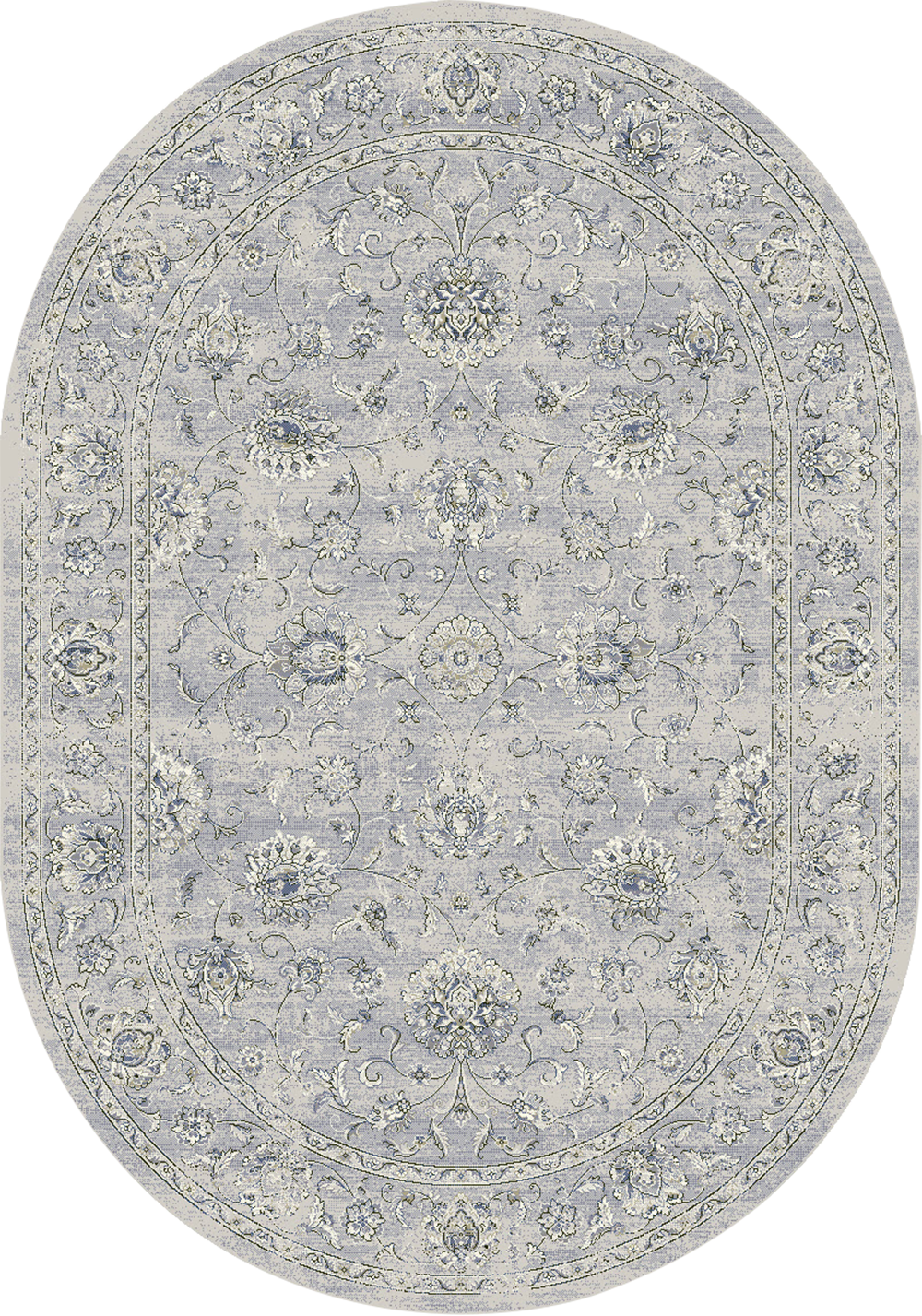 Dynamic Rugs Ancient Garden 57126-9696 Silver/Grey Rug