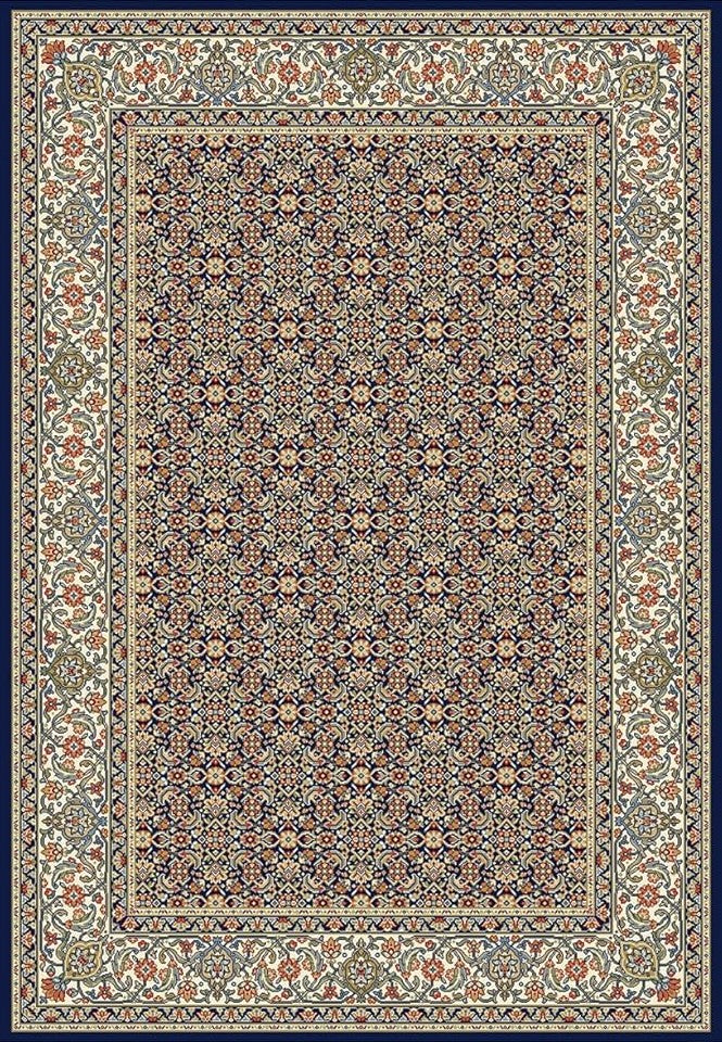 Dynamic Rugs ANCIENT GARDEN 57011-3464 Navy Rug