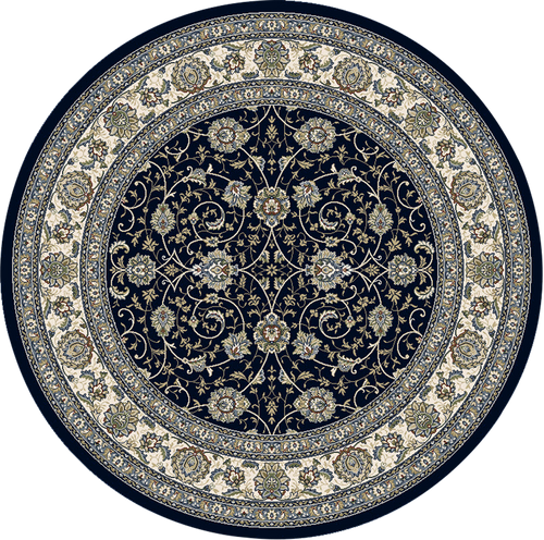 Dynamic Rugs Ancient Garden 57120-3464 Blue/Ivory Rug