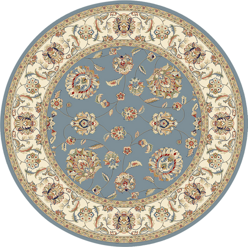 Dynamic Rugs Ancient Garden 57365-5464 Light Blue/Ivory Rug