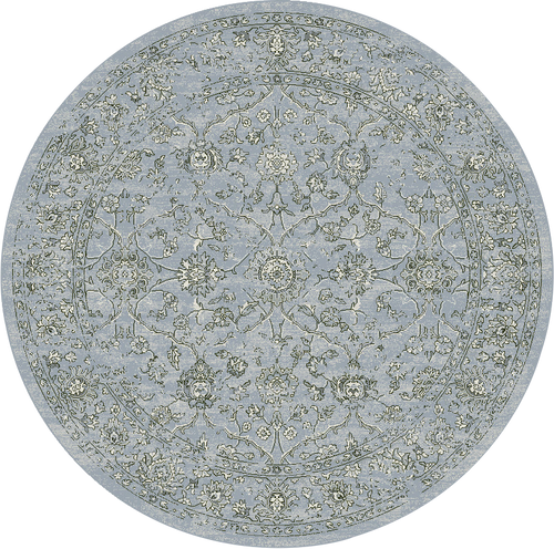 Dynamic Rugs Ancient Garden 57136-4646 Steel Blue/Cream Rug