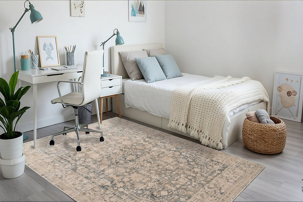 Dynamic Rugs Bloomfield 19603-910 Grey/Cream Rug