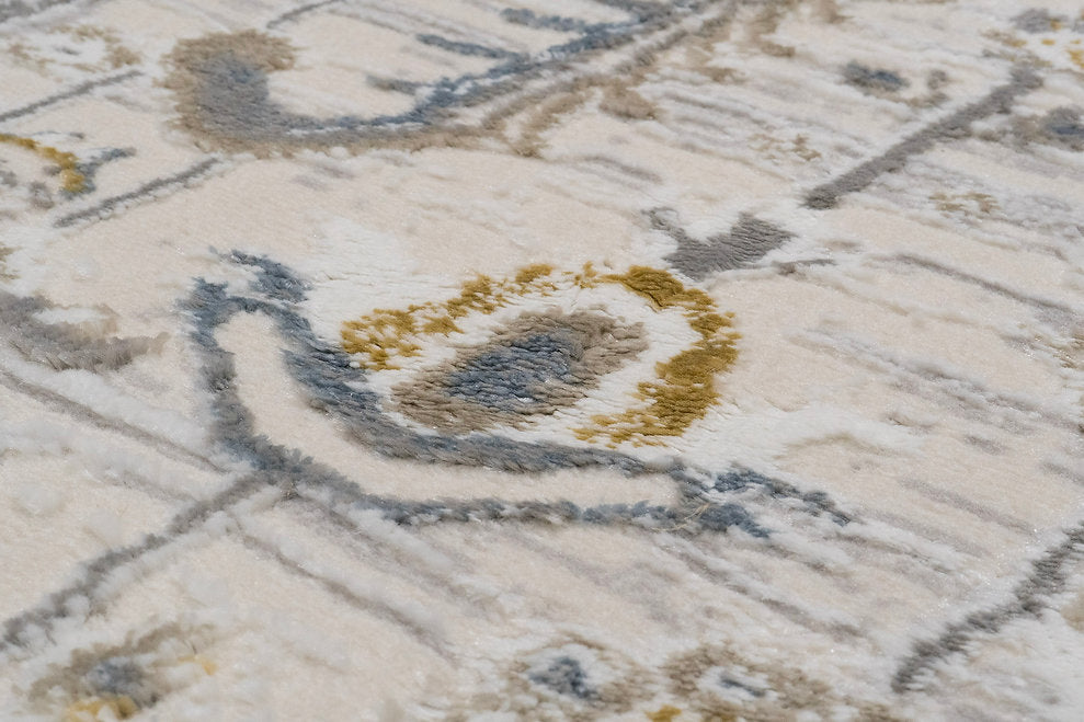 Dynamic Rugs Azure 12584-195 Ivory/Grey/Blue Rug