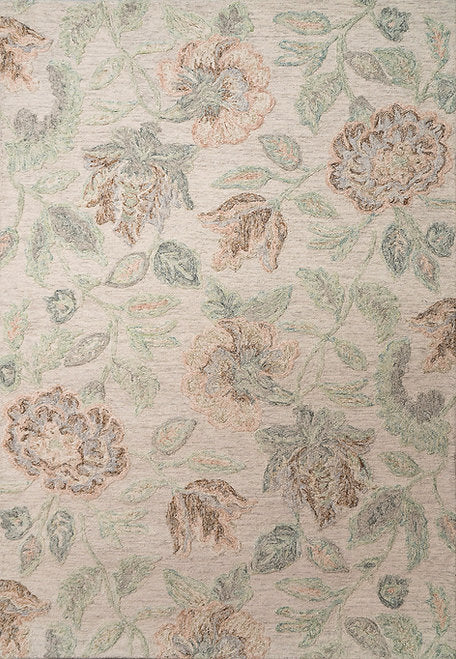 Dynamic Rugs Daisy 9095-846 Beige/Sage/Rust Rug