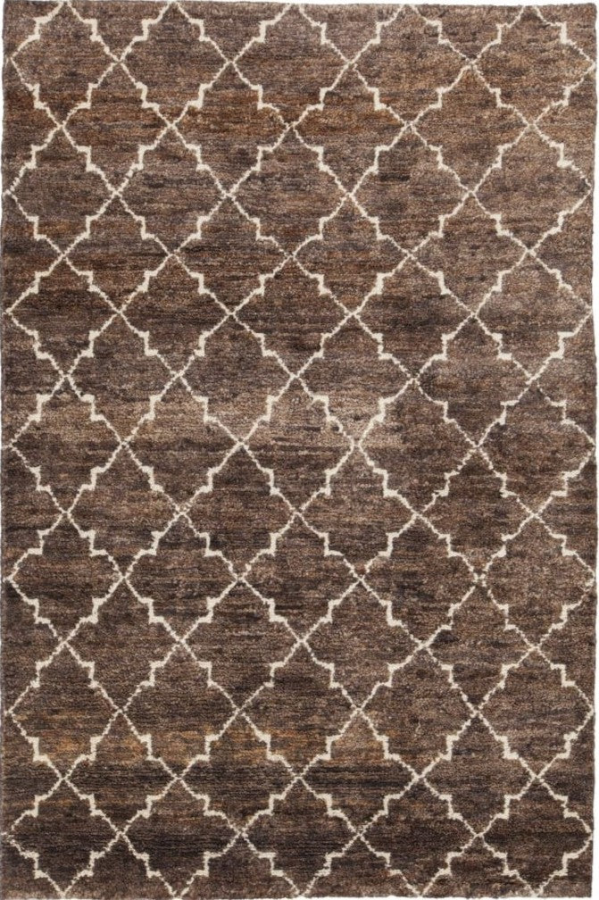 Chandra Nesco NES-32702 Dark Brown Rug