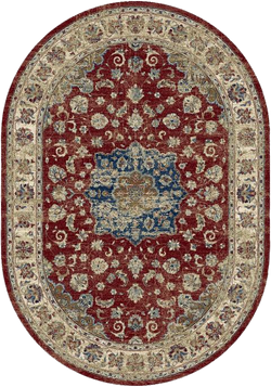 Dynamic Rugs ANCIENT GARDEN 57559-1464 Red Rug