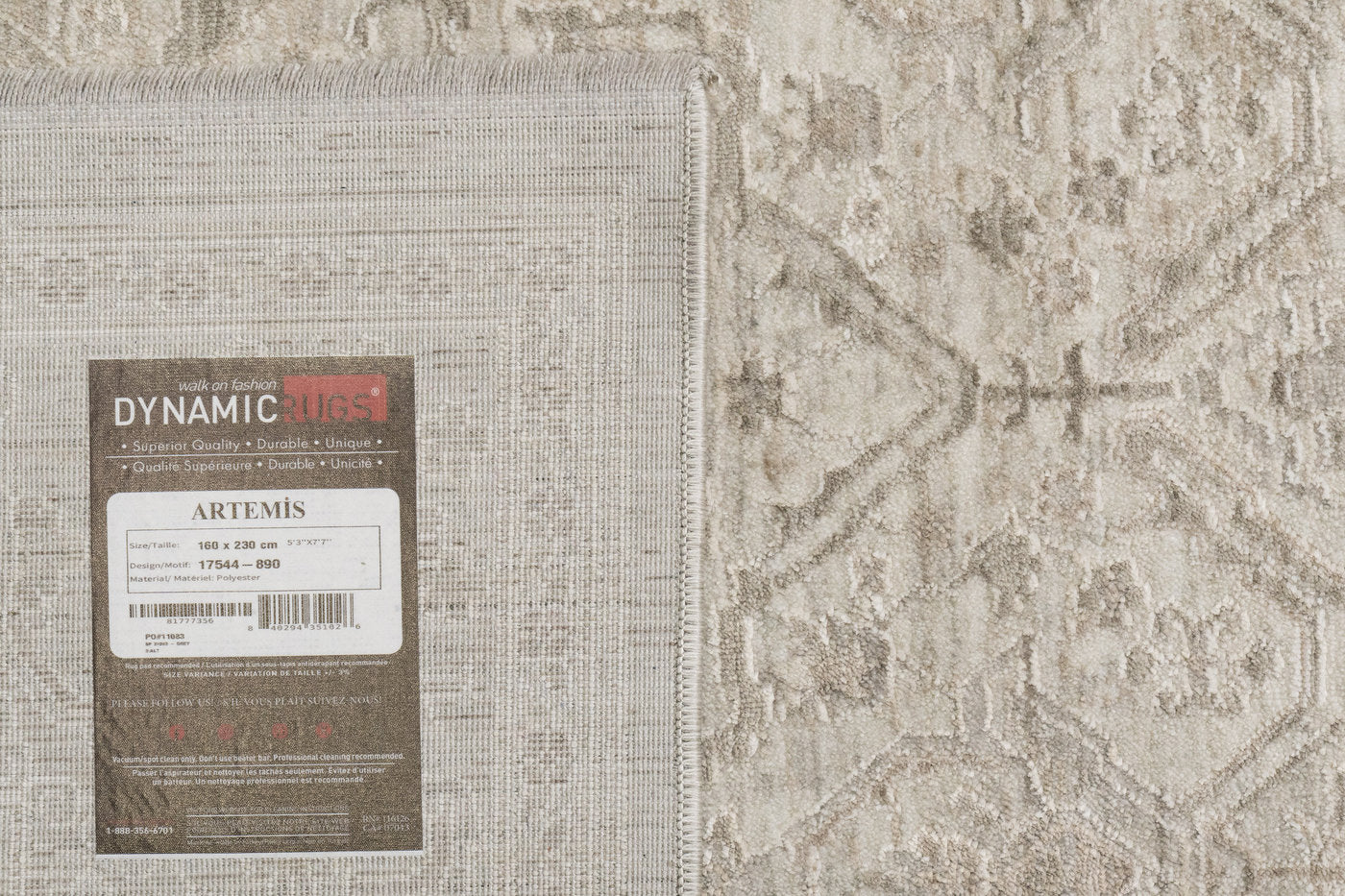 Dynamic Rugs Artemis 17544-890 Beige/Grey Rug
