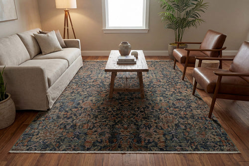 Dynamic Rugs Atlanta 11761-599 Navy/Multi Rug