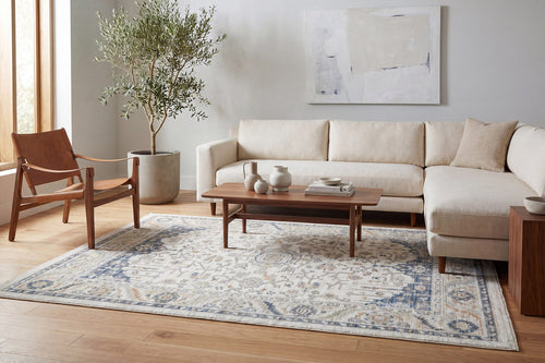 Dynamic Rugs Authentic 18782-150 Ivory/Navy Rug