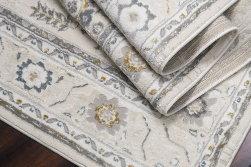 Dynamic Rugs Azure 12584-195 Ivory/Grey/Blue Rug