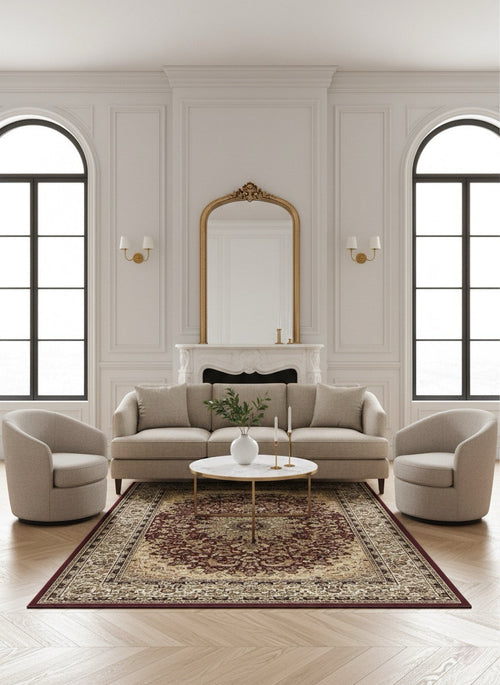 American cover design / Persian weavers Elegance 205 Burgundy Rug