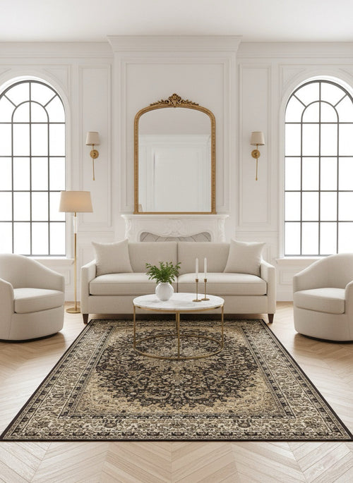 American cover design / Persian weavers Elegance 205 Chocolate Rug
