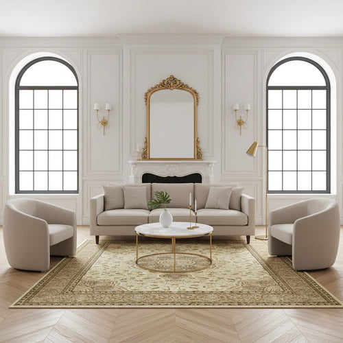 American cover design / Persian weavers Elegance 206 Ivory Rug