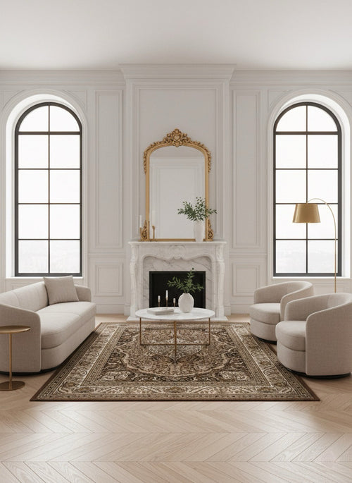 American cover design / Persian weavers Elegance 207 Brown Rug