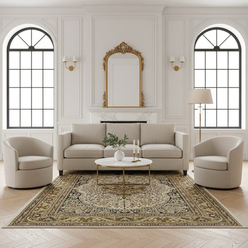 American cover design / Persian weavers Elegance 207 Ivory Rug