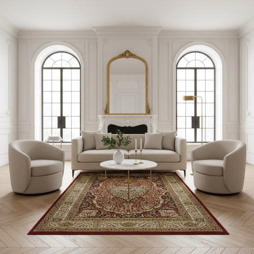 American cover design / Persian weavers Elegance 207 Red Rug