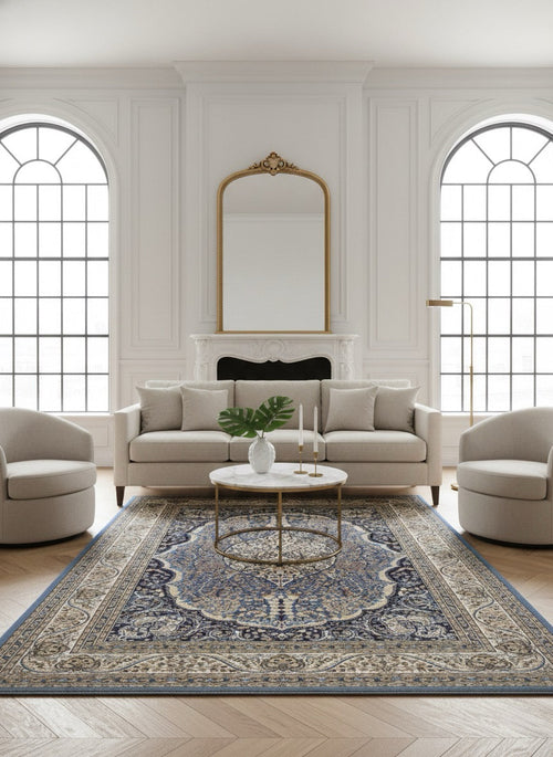 American cover design / Persian weavers Elegance 207 Sky Blue Rug