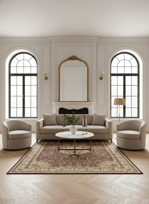 American cover design / Persian weavers Elegance 208 Burgundy Rug