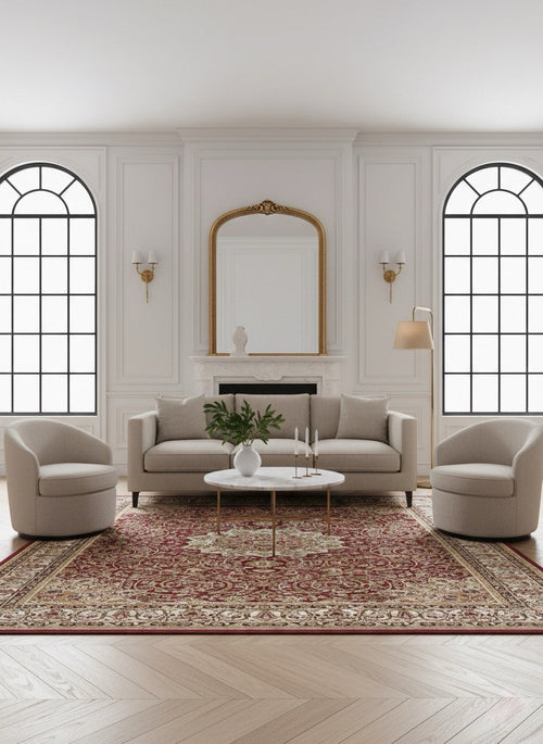 American cover design / Persian weavers Elegance 208 Red Rug