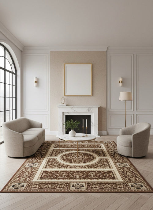 American cover design / Persian weavers Elegance 215 Brown Rug