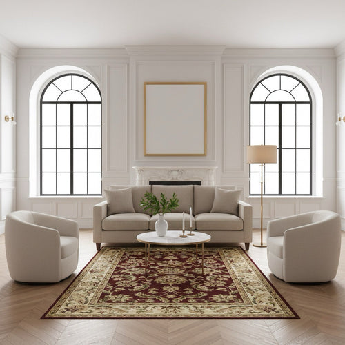 American cover design / Persian weavers Elegance 220 Burgundy Rug