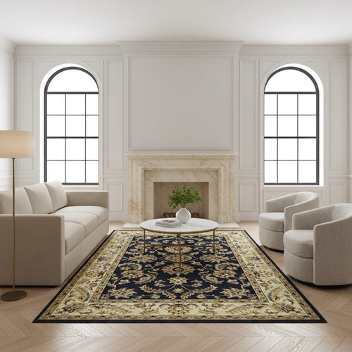 American cover design / Persian weavers Elegance 220 Navy Rug