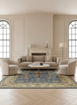 American cover design / Persian weavers Elegance 220 Sky Blue Rug