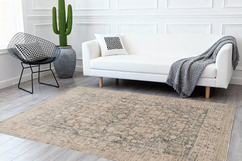 Dynamic Rugs Bloomfield 19603-910 Grey/Cream Rug