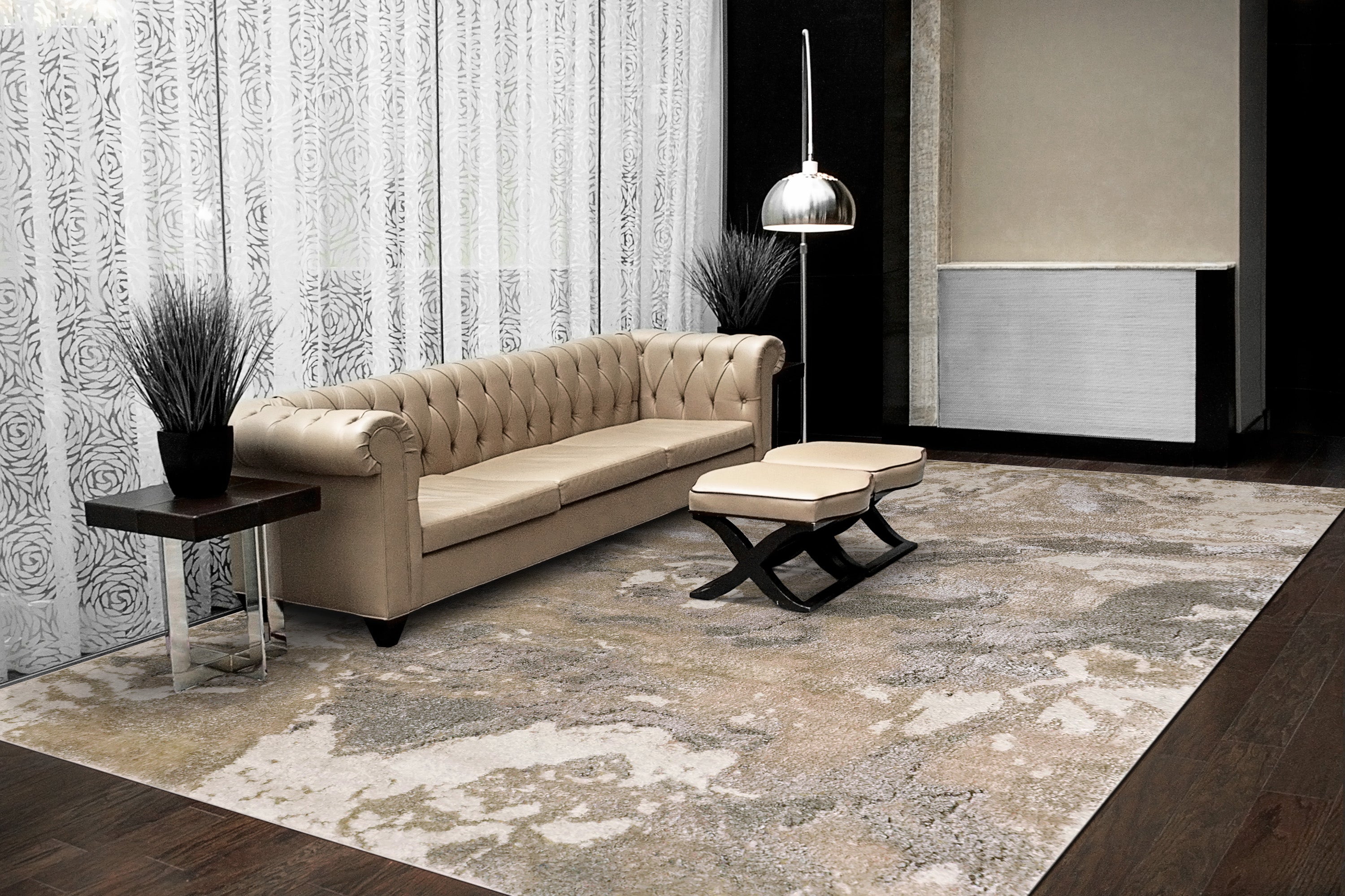 Dynamic Rugs Carlisle 62005-695 Beige/Grey Rug