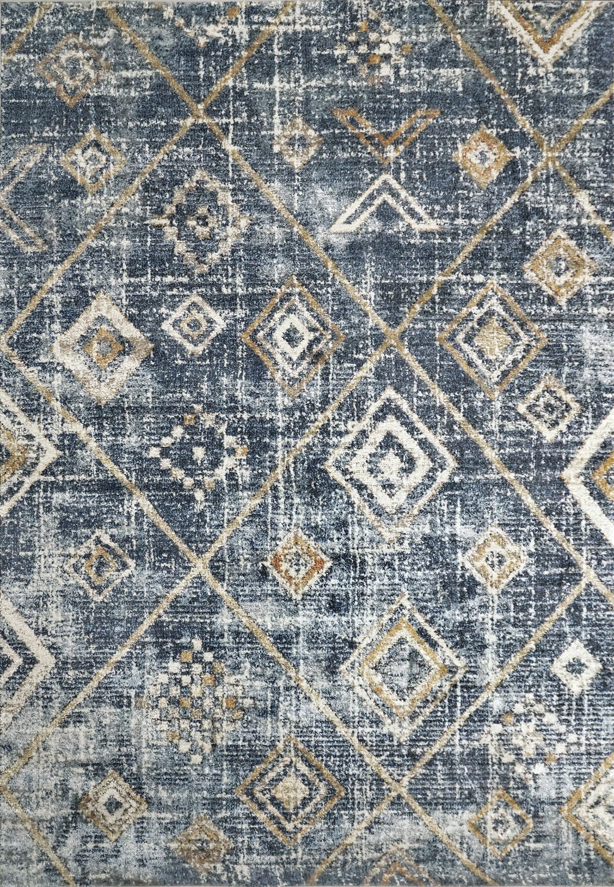 Dynamic Rugs Carlisle 62014-035 Blue/Ivory Rug