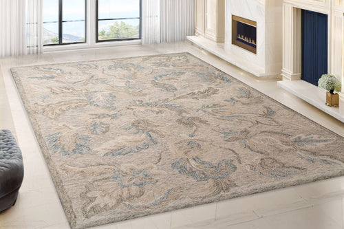 Dynamic Rugs Daisy 9094-950 Grey/Blue Rug