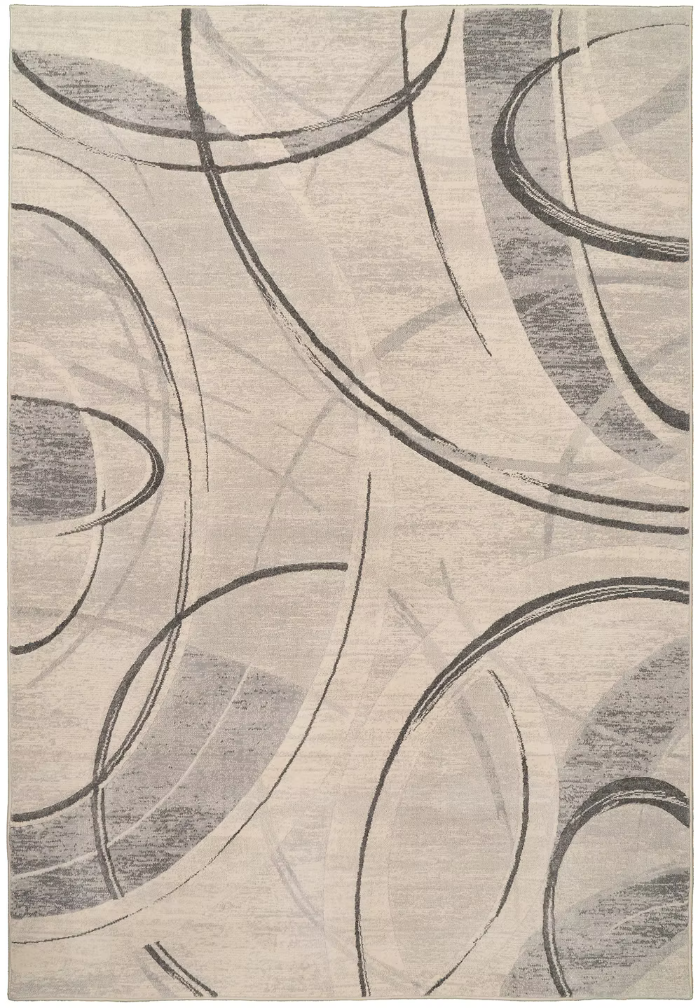 Dynamic Rugs Eclipse 63972-6696 Cream/Grey/Dark Grey Rug