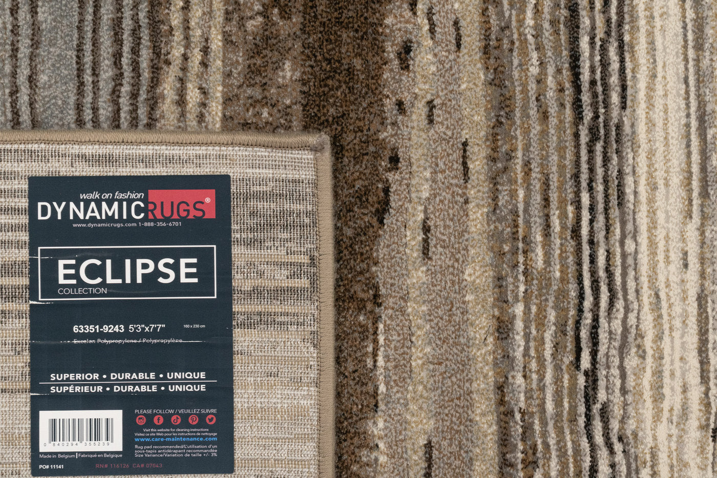 Dynamic Rugs Eclipse 63351-9243 Beige/Brown/Grey Rug