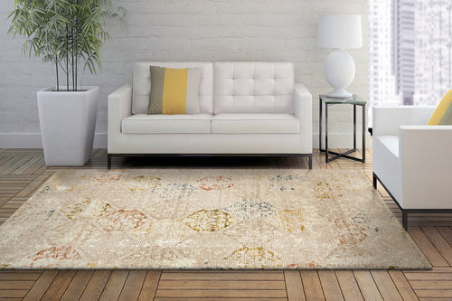 Dynamic Rugs Hudson 1452-899 Beige/Multi Rug