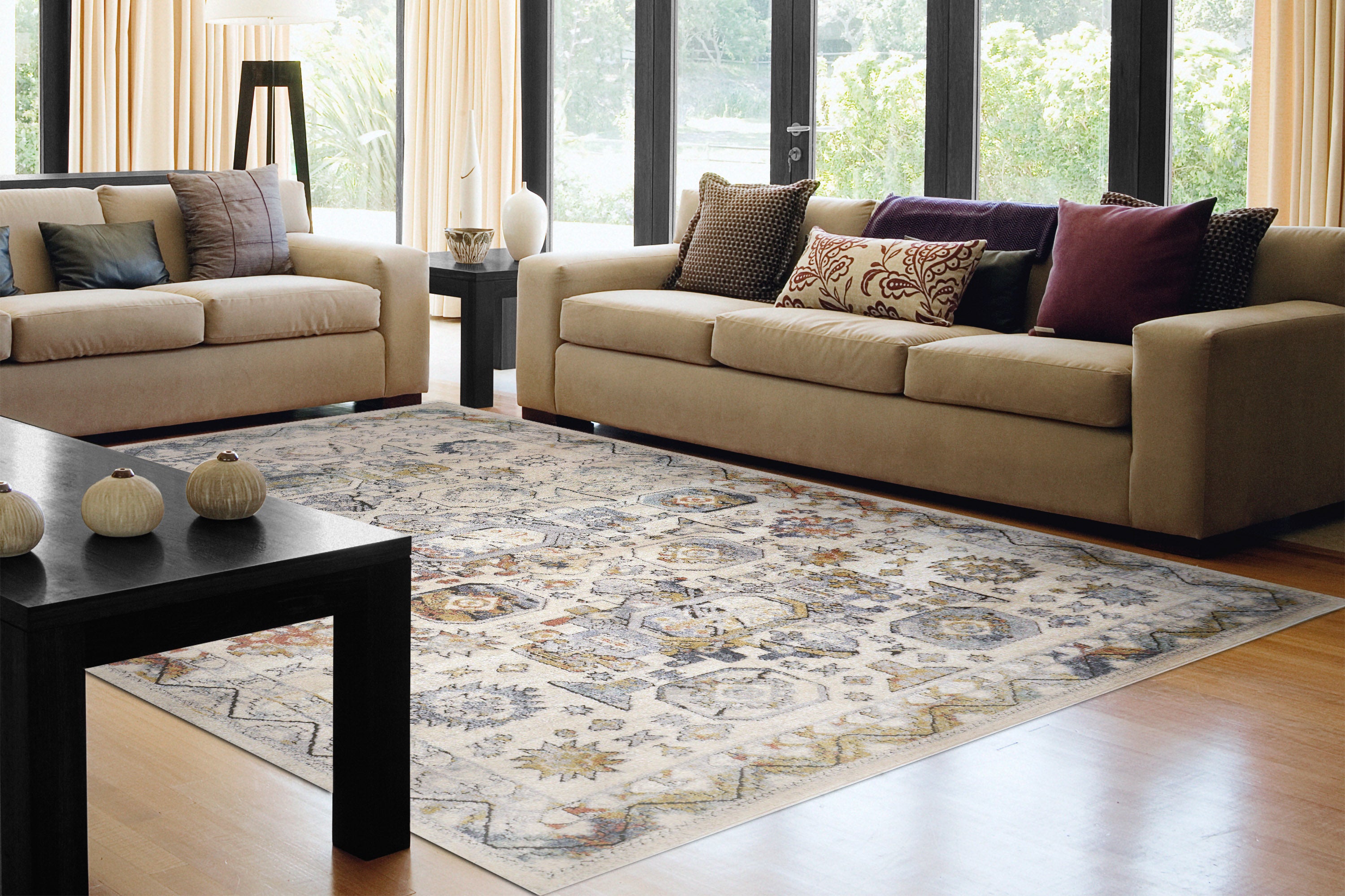 Dynamic Rugs Mabel 4090-199 Ivory/Multi Rug