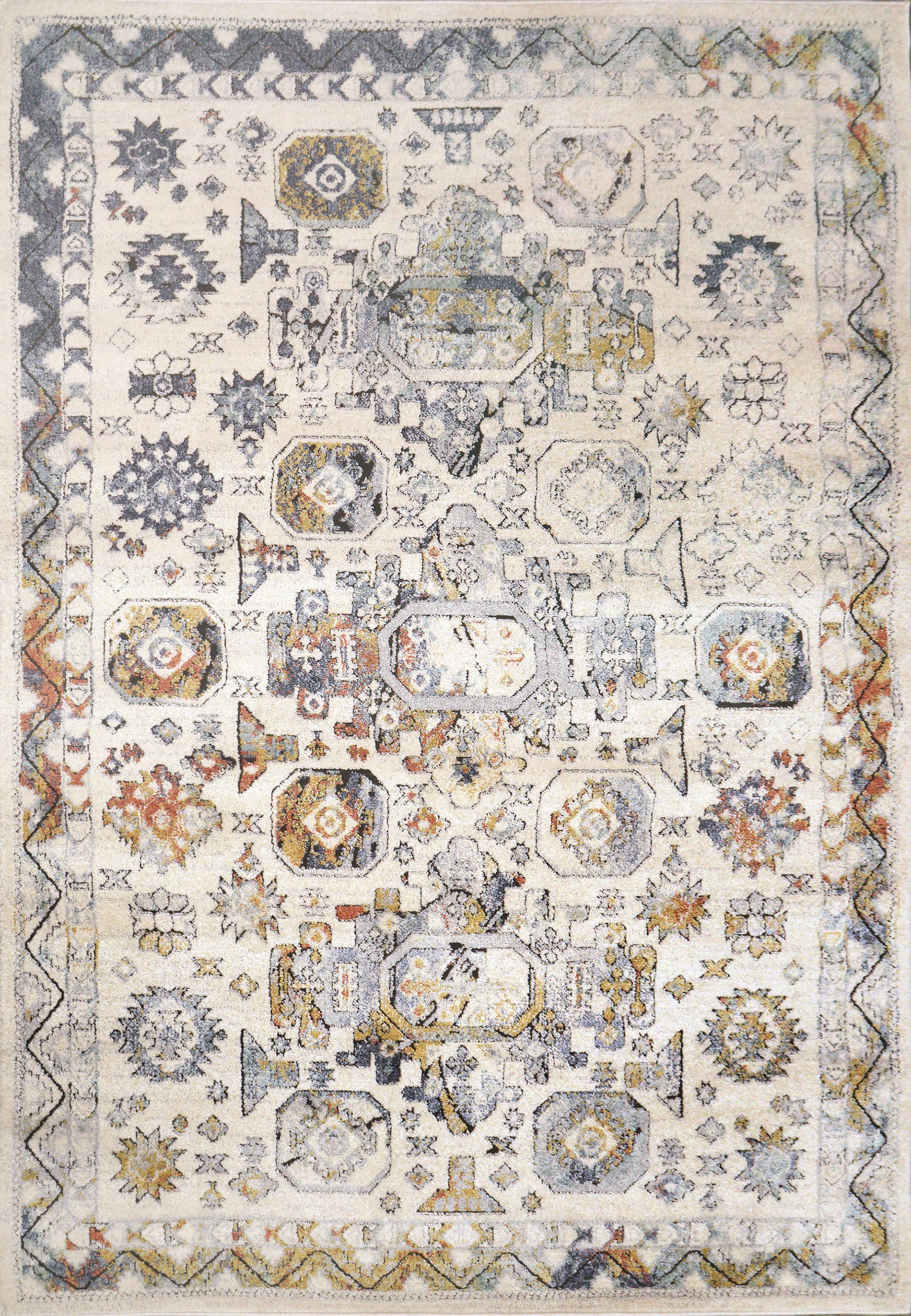 Dynamic Rugs Mabel 4090-199 Ivory/Multi Rug