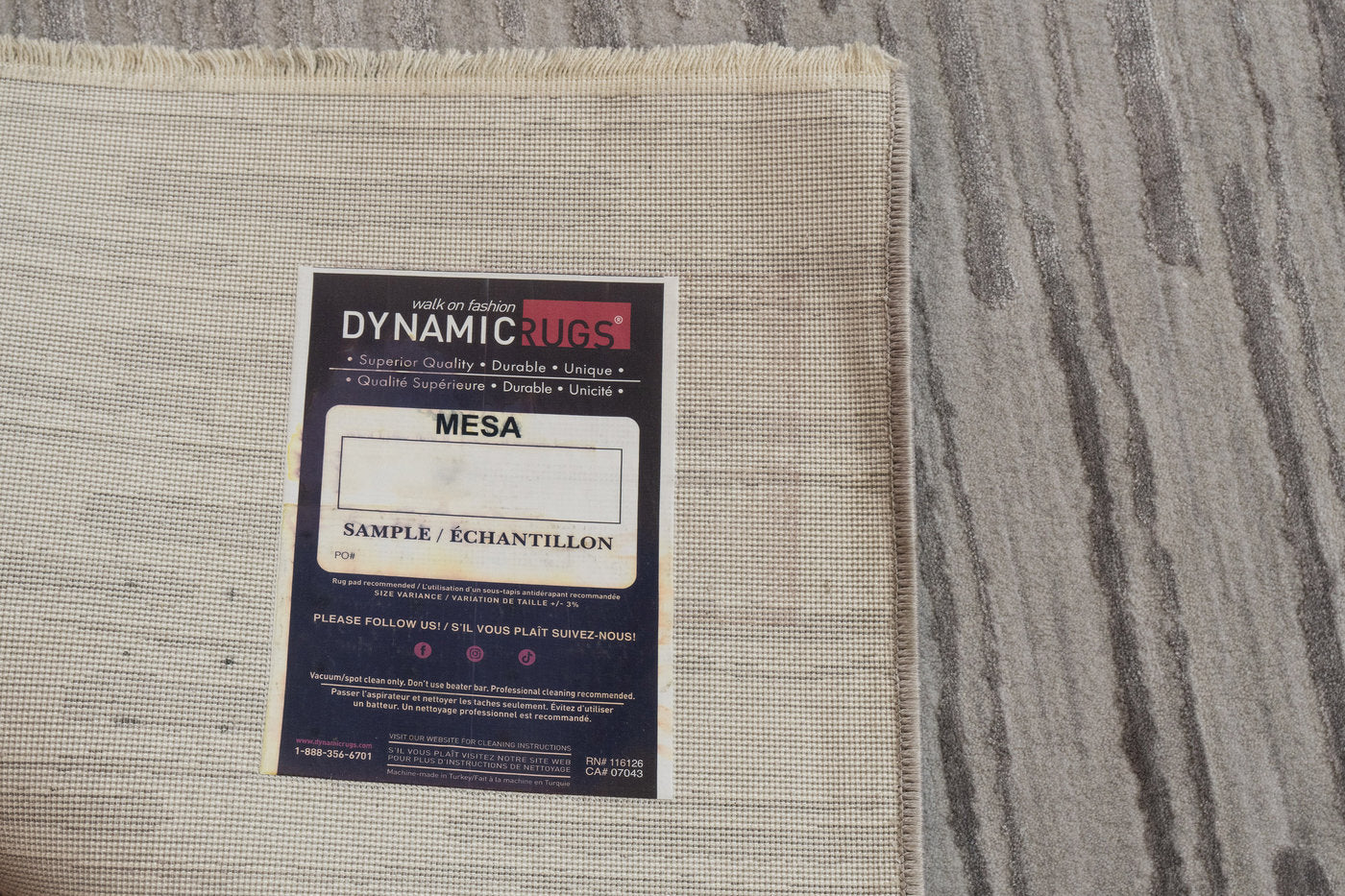 Dynamic Rugs Mesa 9749-900 Silver Rug