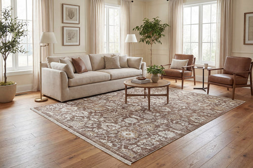 Dynamic Rugs Patara 10568-681 Rust/Brown/Ivory Rug