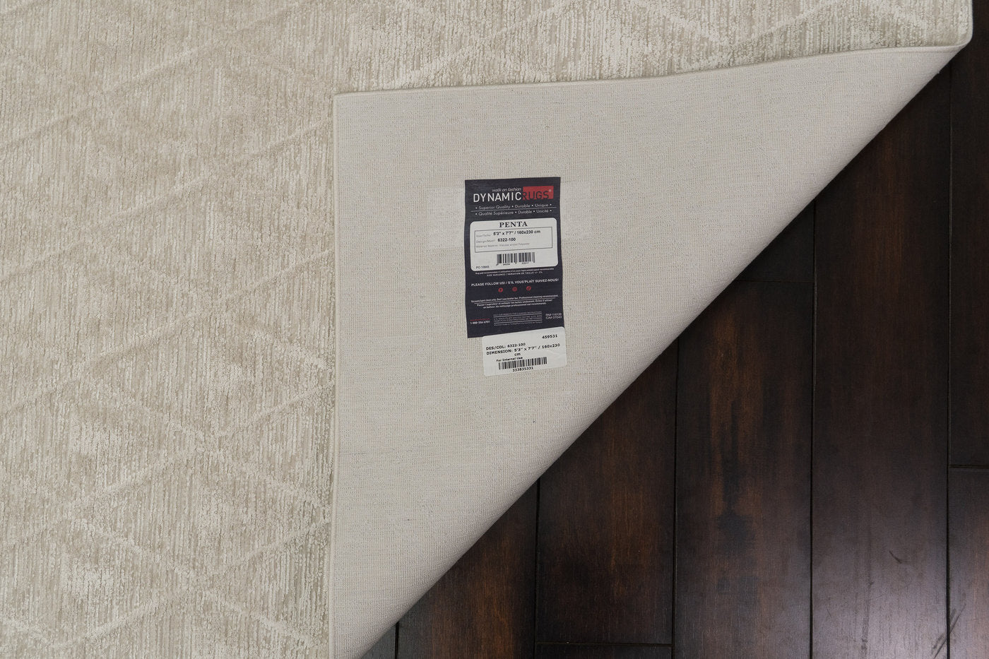 Dynamic Rugs Penta 6322-100 Cream Rug